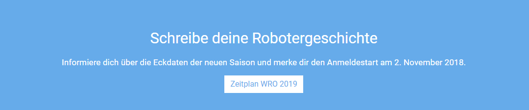 Die WRO-Saison 2019