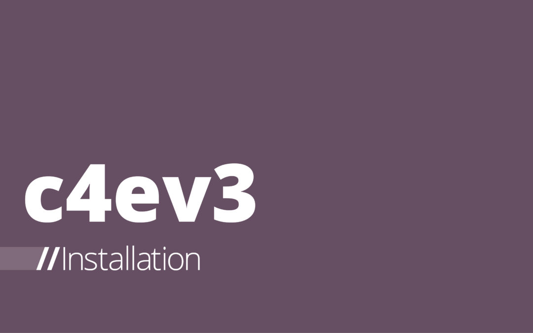 c4ev3 – Installationsanleitung